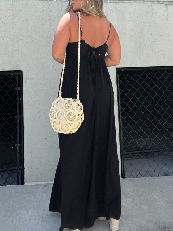 Black Wide Leg Elegant Jumpsuit