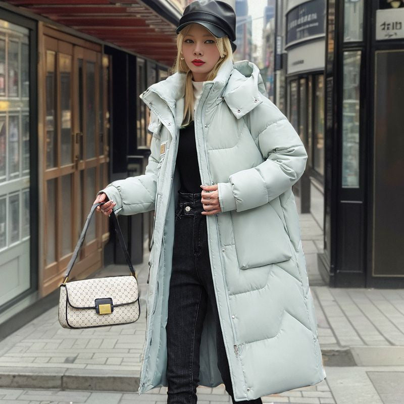 Detachable Hat Thickened down Cotton Jacket