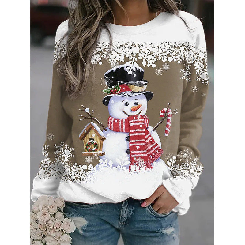 Snowman Printed T-Shirt