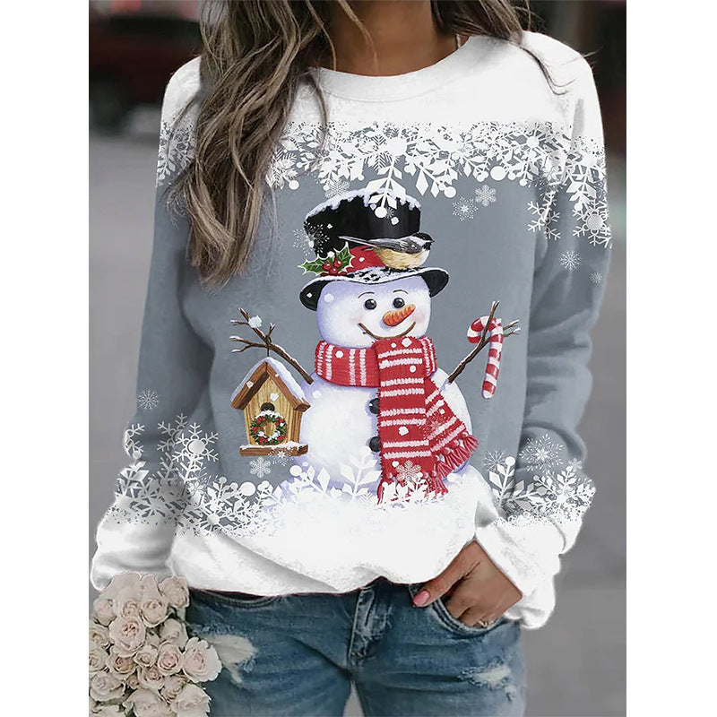 Snowman Printed T-Shirt