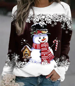 Snowman Printed T-Shirt